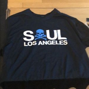 Lululemon Soulcycle LA Size XL Navy Shirt